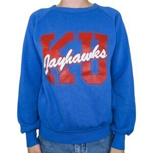 Vintage 80s Kansas Jayhawks Sweatshirt
